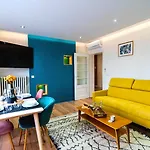 Bel Ami 02 - Turquoise & Or - Moderne Chic - Centre - Acces Jardin - Clim - Wifi - Parking - Localisation Ideale Schiltigheim