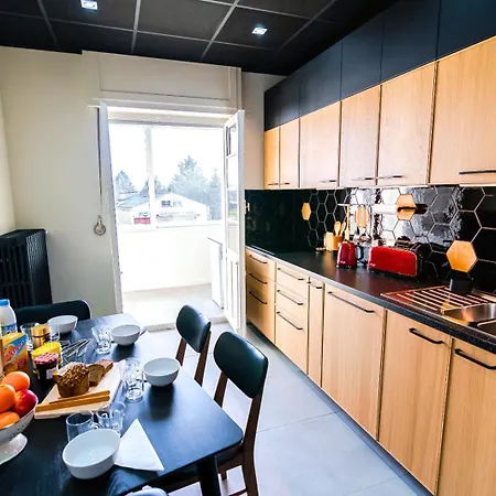 Bel Ami 01 - Turquoise&or - Moderne Chic - Centre - Accès Jardin - Clim - Wifi - Parking - Localisation Idéale Appartement Schiltigheim